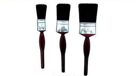 Black Bristle Fine Bristle Paint Brush 50 Mm Wood Handle