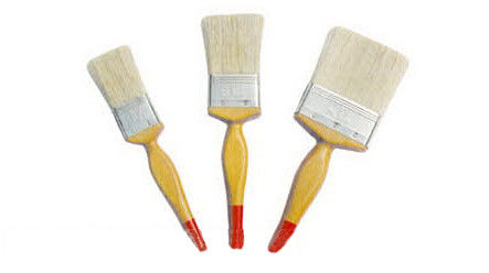 Flat House Paint Brush Civil Brushes Polyester Durable Professional Painting Tool for Residential and Commercial Applications
