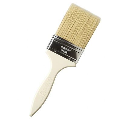 White House Paint Brush Featuring Plastic Handle Environmental Protection Ideal for Interior and Exterior Painting Tasks Providing Smooth Finish
