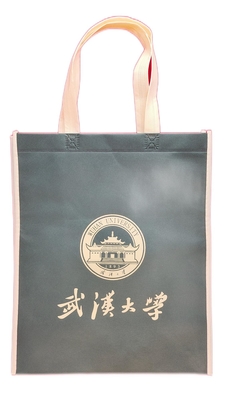 OEM PP Laminated Non Woven Fabric Bags 120g Single Color Screen Printing