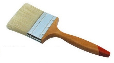 Bleached White Bristle Painting Brush