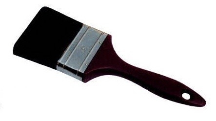 Customized Plastic Handle Black Bristle Painting Brush Versatile