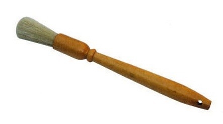 Personalised Round Chalk Paint Brushes Natural Bristle 4 Inch