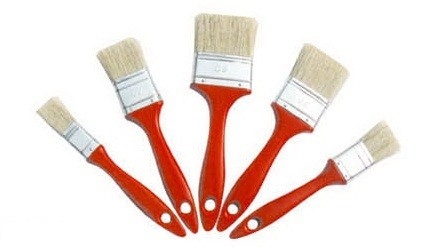 ODM China White Bristle 2 Inch Paint Brush Bulk With Plastic Handle