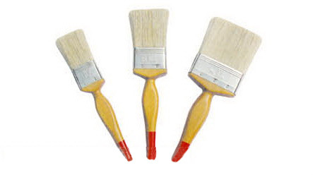 6-inch Handle Length House Paint Brush for Civil Brushes Style and White Paint