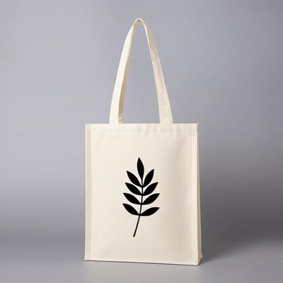 Single Color Screen Printing Non-woven Fabric Tote Bags with Customized Printing Pattern