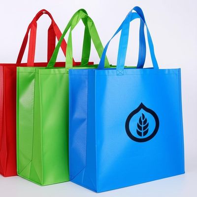 Nonwoven Reusable Grocery Bags for Any Body Applicable Crowd and Customized Logo