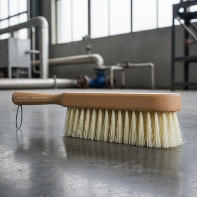 Hollow Polyester Filament Synthetic Filament Brush Medium Handle Color Natural Durable Cleaning Tool for Industrial Applications