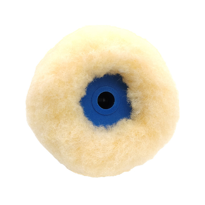 Yellow Blended Fabric 7 Inch Refillable Paint Roller With Handle